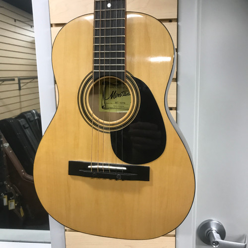 Vist Large View of Product Image Which is Used Montana MT 101 N Laminate Top Acoustic Guitar Natural
