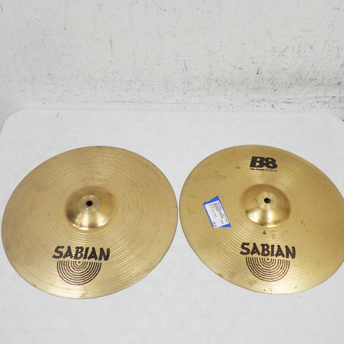 Used Sabian B8 14 Inch Hi Hat Cymbals 40042-S000259565