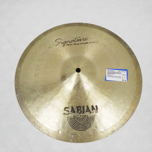 Used Sabian Signature Max Crash 14 Inch Cymbal 40042-S000259566