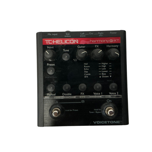 Vist Large View of Product Image Which is Used TC HELICON HARMONY G-XT Guitar Effects Pedal 40009-S000307103