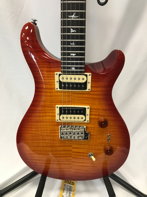 Vist Large View of Product Image Which is Used Paul Reed Smith - PRS 2024 CUSTOM 24-08 Double Cut Electric Guitar Cherry Sunburst 6-String