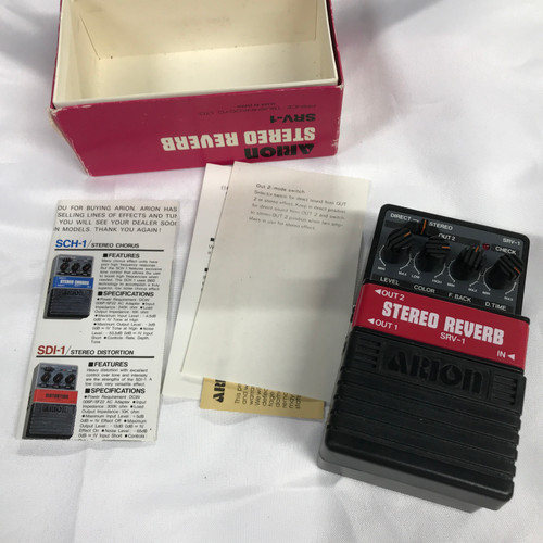 Vist Large View of Product Image Which is Used Arion STEREO REVERB SRV-1 Vintage Reverb Pedal 41125-S000039632