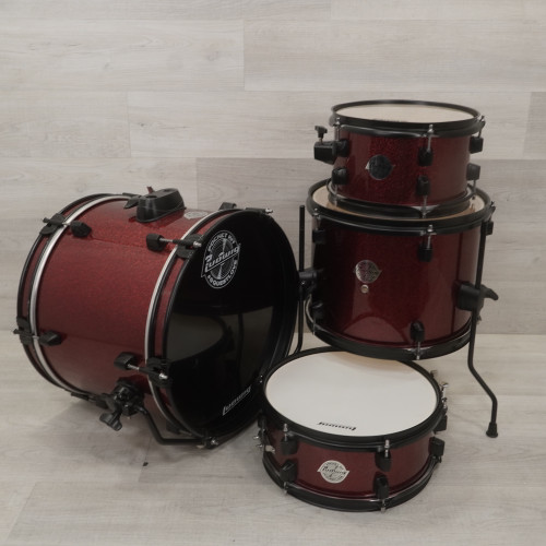 Vist Large View of Product Image Which is Used Ludwig Questlove Pocket Drum Shells And Hardware Red 40015-S000328802