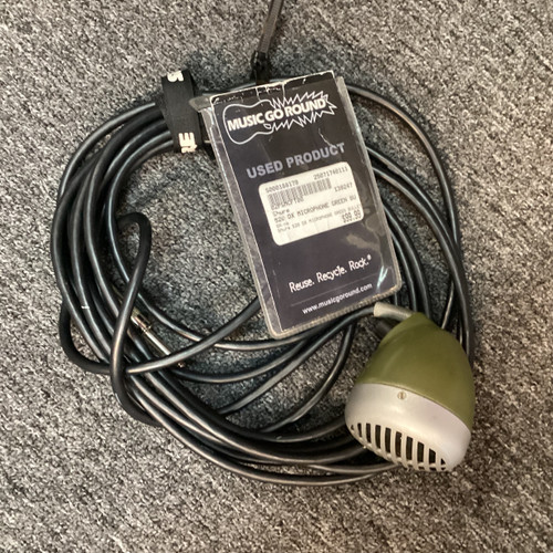 Used Shure 520 DX MICROPHONE GREEN BULLET Dynamic Microphone 40111-S000188179
