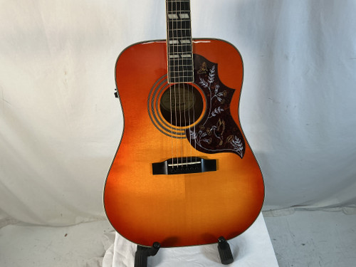 Vist Large View of Product Image Which is Used Epiphone HUMMINGBIRD PRO/FC Laminate Top Acoustic Guitar Cherry Sunburst 40012-S000304194