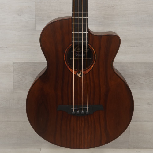 Used Lag Sauvage Bce Acoustic Electric Bass Guitar Wood 4-String 40015-S000328817