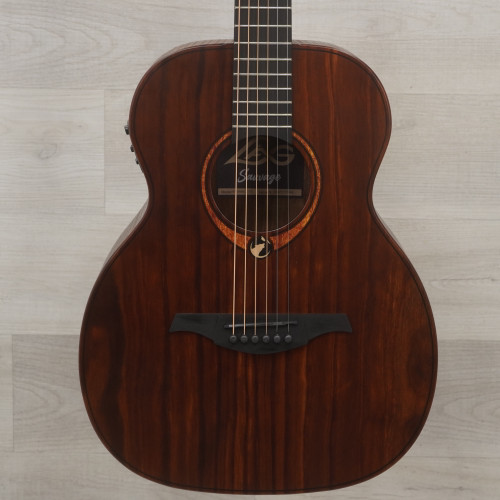 Used Lag Sauvage Travel Solid Top  Acoustic Electric Guitar Wood 40015-S000328820