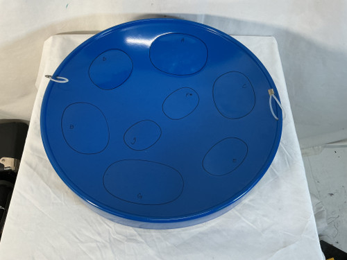 Vist Large View of Product Image Which is Used BLUE STEEL PAN DRUM World Percussion Instrument 40012-S000304206