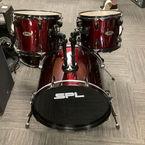 Used Sound Percussion SPL 5 PC KIT Drum Kit Red 20" Kick Drum 40083-S000153058