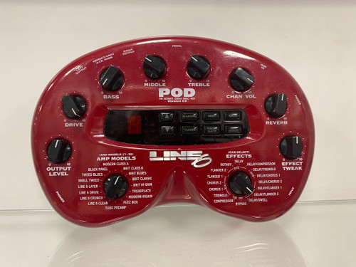 Vist Large View of Product Image Which is Used Line 6 POD 2.0 Multi-Effects Processor – Red
