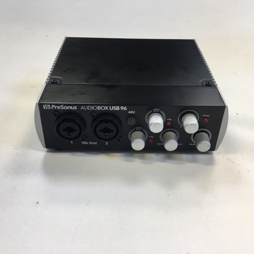 Used Presonus AUDIOBOX USB 96 Computer Interface 2 A/D Recording Inputs 41110-S000070018