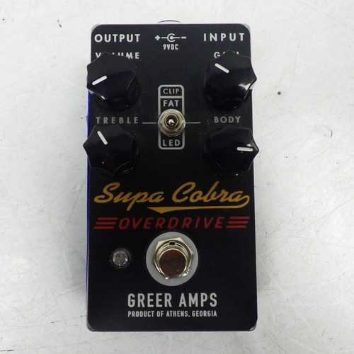 Used Greer Amps Supa Cobra Overdrive Pedal 40042-S000259619