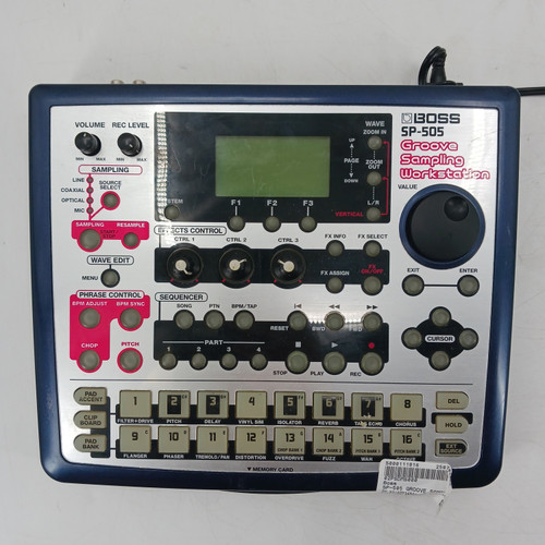 Used Boss SP-505 GROOVE SAMPLING WORKSTATION Sampler 40081-S000111816