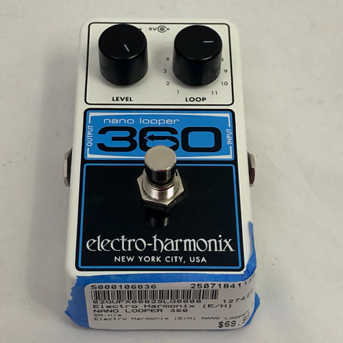 Vist Large View of Product Image Which is Used Electro Harmonix (E/H) NANO LOOPER 360 Looper Pedal 41128-S000106836