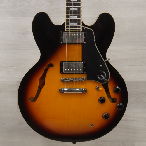 Vist Large View of Product Image Which is Used Epiphone Dot ES-335 Pro Vs Semi-hollow Electric Guitar Sunburst 40015-S000328899
