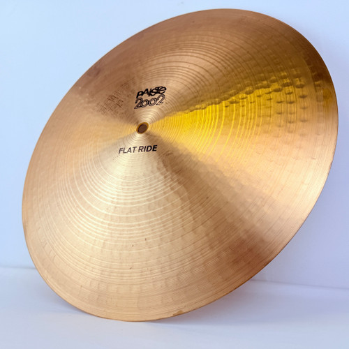 Vist Large View of Product Image Which is Used Paiste 20" 2002 Black Label Flat Ride Cymbal 41121-S000051244