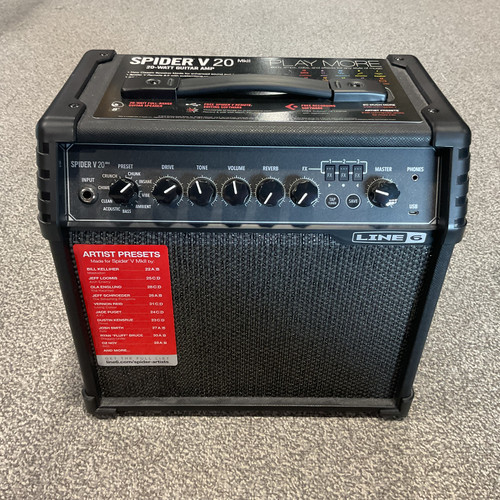 Vist Large View of Product Image Which is Used LINE 6 SPIDER V 20 MKII Solid State Guitar Amplifier 41106-S000094606