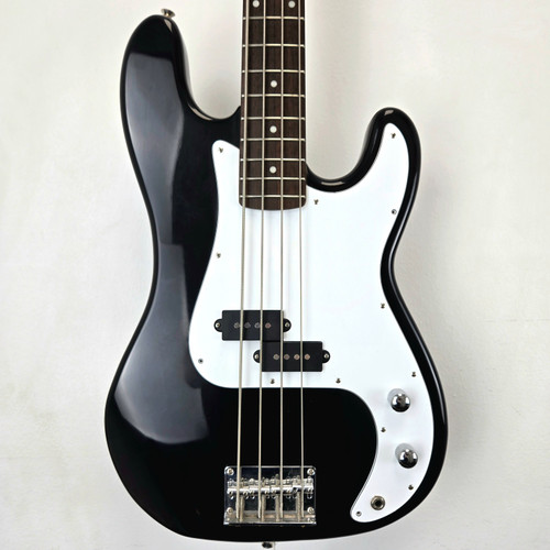 Used Austin P-BASS J Type Bass Guitar Black 4-String 41124-S000205216
