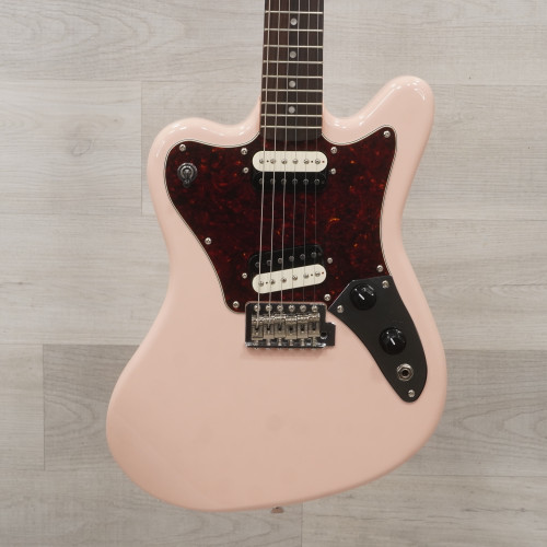 Vist Large View of Product Image Which is Used Squier Paranormal Super-Sonic Electric Guitar Pink 40015-S000328925