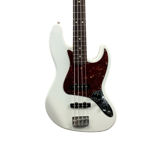 Used Fender MIM JAZZ BASS Bass Guitar White 4-String 40083-S000153087