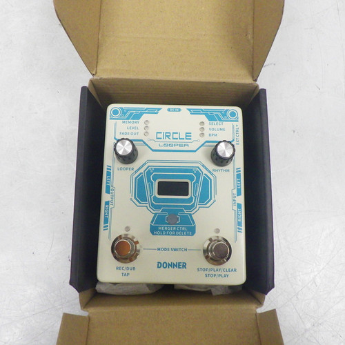 Used Donner Circle Looper Guitar Effects Pedal 40042-S000259692