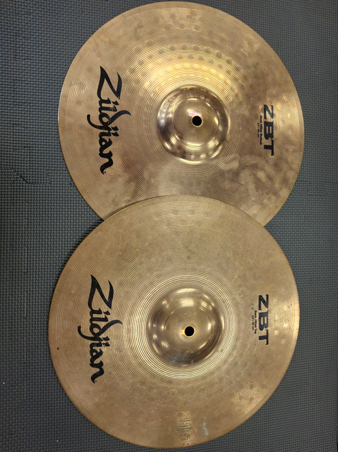 Used Zildjian 14 INCH ZBT HI HATS Hi Hat Cymbals 14" 41116-S000048815