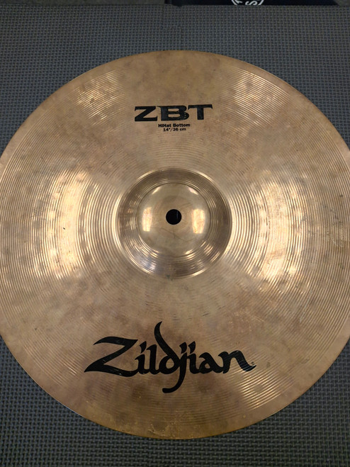 Used Zildjian 14 ZBT HI HAT BOTTOM Cymbal 14" 41116-S000048820