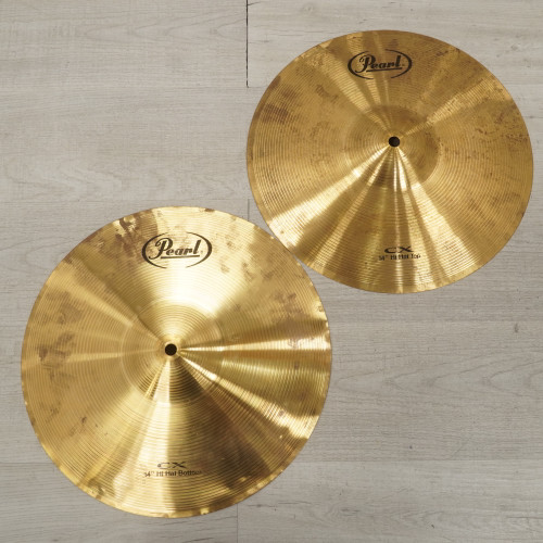 Vist Large View of Product Image Which is Used Pearl 14" Cx Hi Hat Cymbals 40015-S000328950
