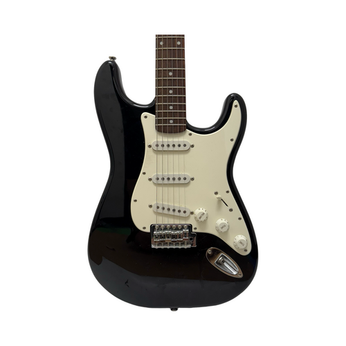 Used Squier AFFINITY SERIES STRATOCASTER Electric Guitar Black 6-String 41126-S000090462