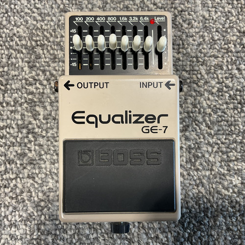 Used BOSS GE-7 GRAPHIC EQUALIZER Guitar Pedal 41106-S000094653