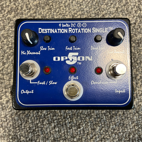 Used OPTION 5 DESTINATION ROTATION SINGLE Rotary Guitar Pedal 41106-S000094654