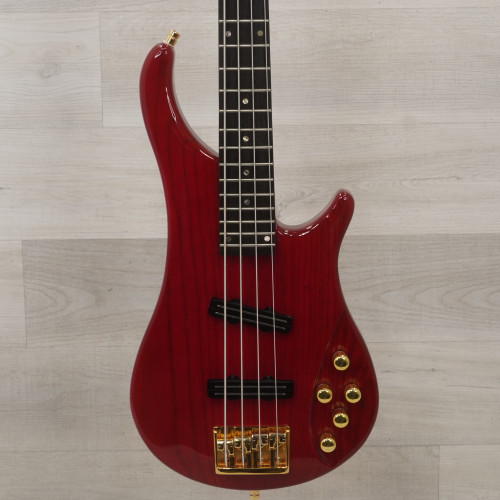 Vist Large View of Product Image Which is Used Dean Razor Bass Guitar Red 40015-S000328967
