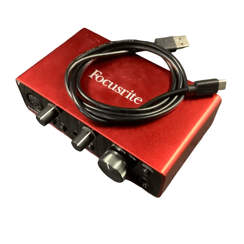 Used Focusrite SCARLETT SOLO Computer Interface 44.1khz Sample Rate 40083-S000153105