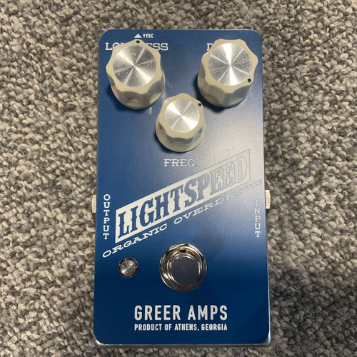Used GREER AMPS LIGHTSPEED ORGANIC OD Guitar Overdrive Pedal 41106-S000094673