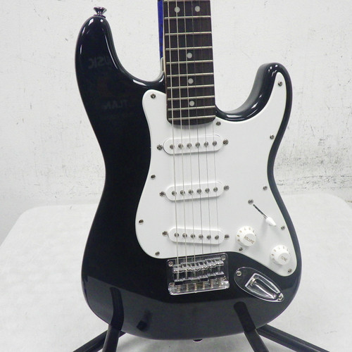 Vist Large View of Product Image Which is Used Squier mini Stratocaster Electric Guitar Black 6 String 40042-S000259742