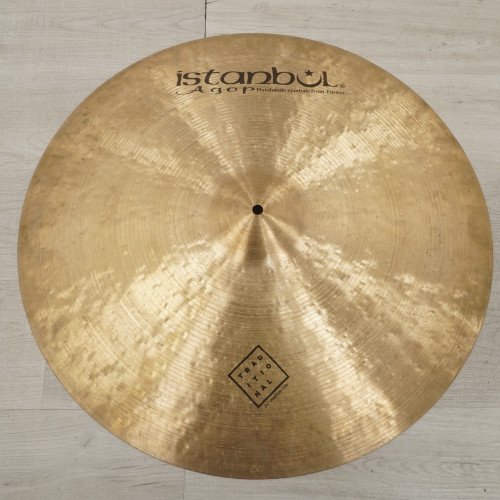 Vist Large View of Product Image Which is Used Istanbul 24" Agop Traditional Medium Ride Cymbal 40015-S000328994
