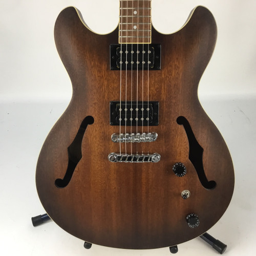 Vist Large View of Product Image Which is Used Ibanez AS53-TF Double Cut Electric Guitar Tobacco Sunburst 6-String