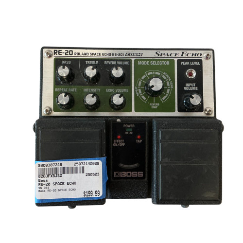 Vist Large View of Product Image Which is Used Boss RE-20 SPACE ECHO Echo Pedal 40009-S000307246