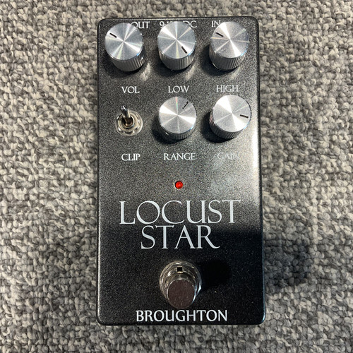 Used BROUGHTON LOCUST STAR DISTORTION Guitar Pedal 41106-S000094730
