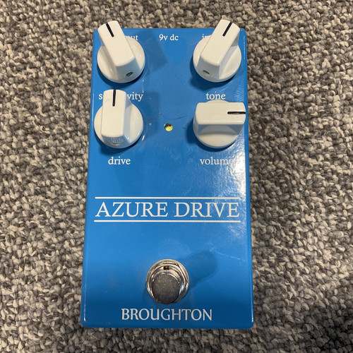 Used BROUGHTON AZURE DRIVE Guitar Pedal 41106-S000094731 Vist Large View of Product Image Which is Used BROUGHTON AZURE DRIVE Guitar Pedal