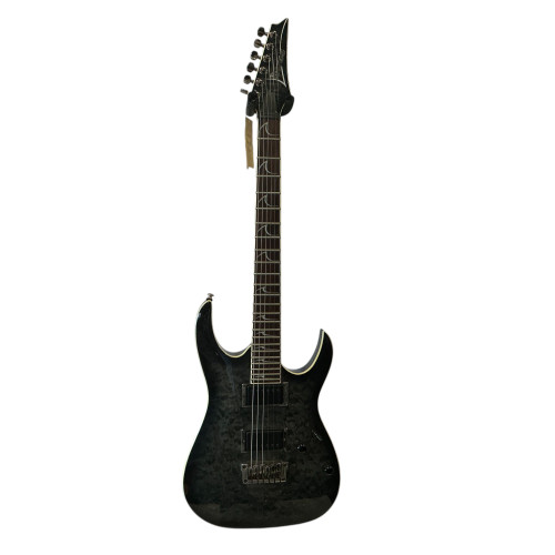 Vist Large View of Product Image Which is Used Ibanez RGA72QM Modern Metal Electric Guitar Black 6-String 40009-S000307252