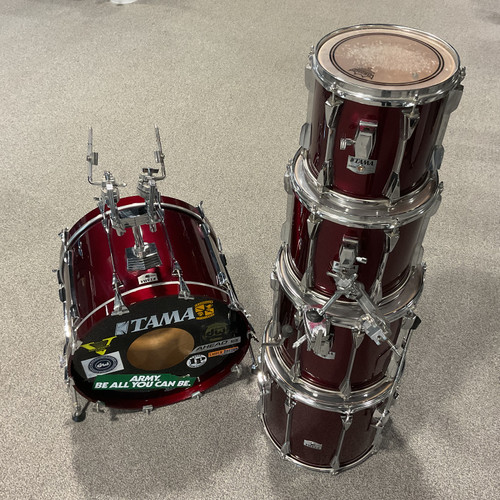 Vist Large View of Product Image Which is Used TAMA GRANSTAR 5 PC Drum Set 41106-S000094744