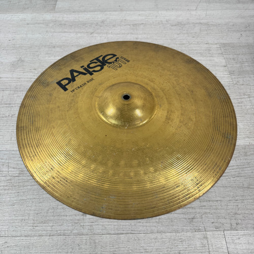 Vist Large View of Product Image Which is Used Paiste 101 Brass Series Crash / Ride Cymbal - 18-inch 40112-S000178778