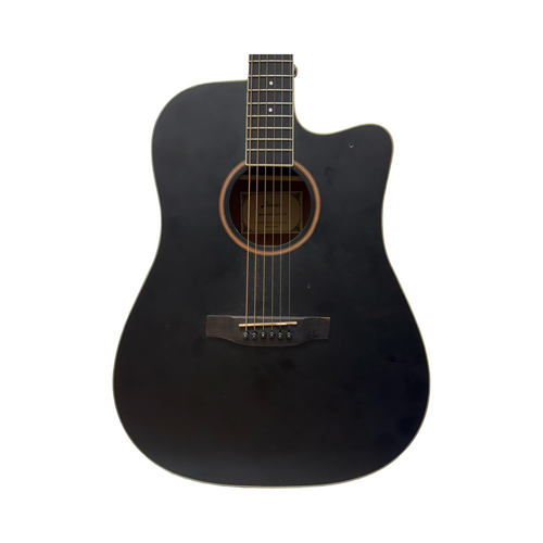 Used Donner DAG-1CB Acoustic Guitar Black 41126-S000090477