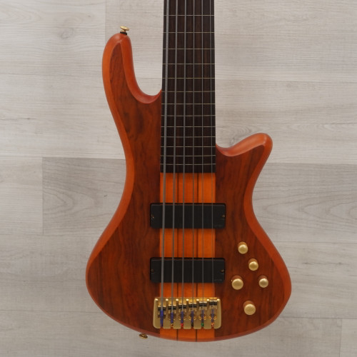 Vist Large View of Product Image Which is Used Schecter STUDIO-6 Fretless Bass Guitar Wood 40015-S000329029