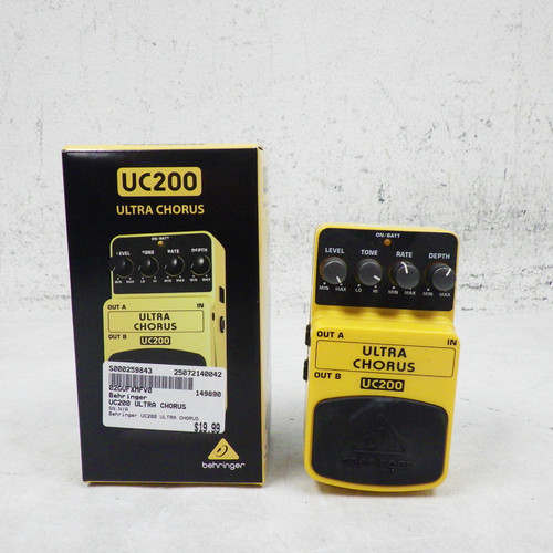 Vist Large View of Product Image Which is Used Behringer UC200 Ultra Chorus Pedal 40042-S000259843
