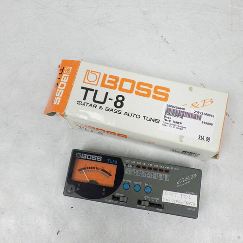 Vist Large View of Product Image Which is Used Boss TU-8 Tuner 40042-S000259848