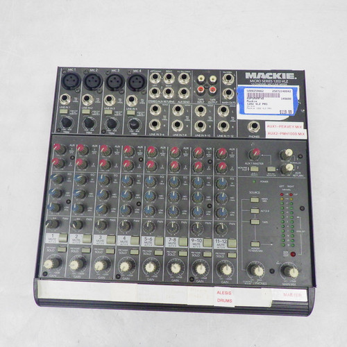Vist Large View of Product Image Which is Used Mackie 1202 VLZ Pro Mixer 40042-S000259862
