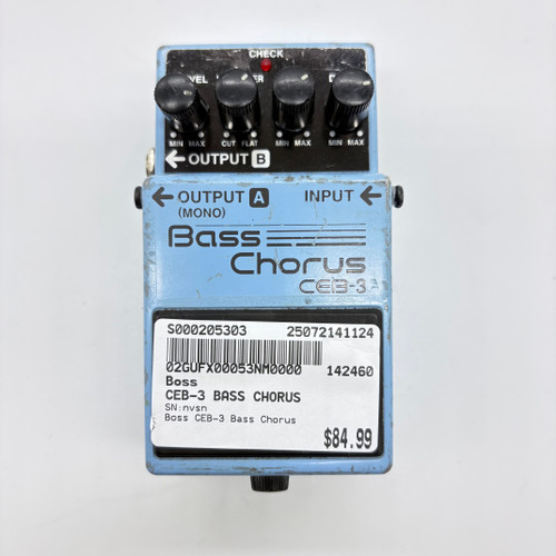 Used Boss CEB-3 BASS CHORUS Chorus Pedal 41124-S000205303