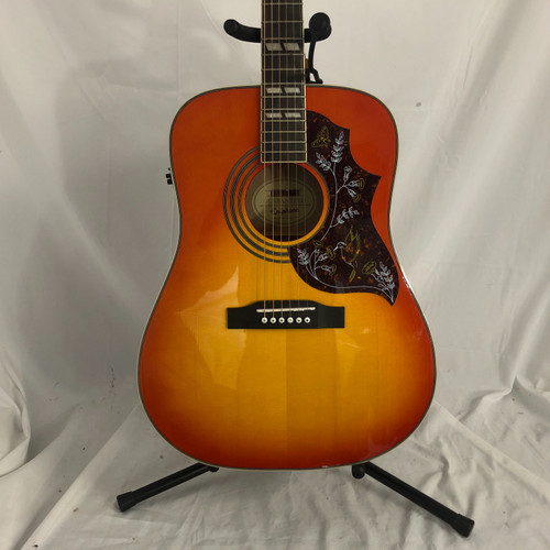 Vist Large View of Product Image Which is Used Epiphone HUMINGBIRD PRO Laminate Top Acoustic Guitar Cherry Sunburst 41128-S000107002